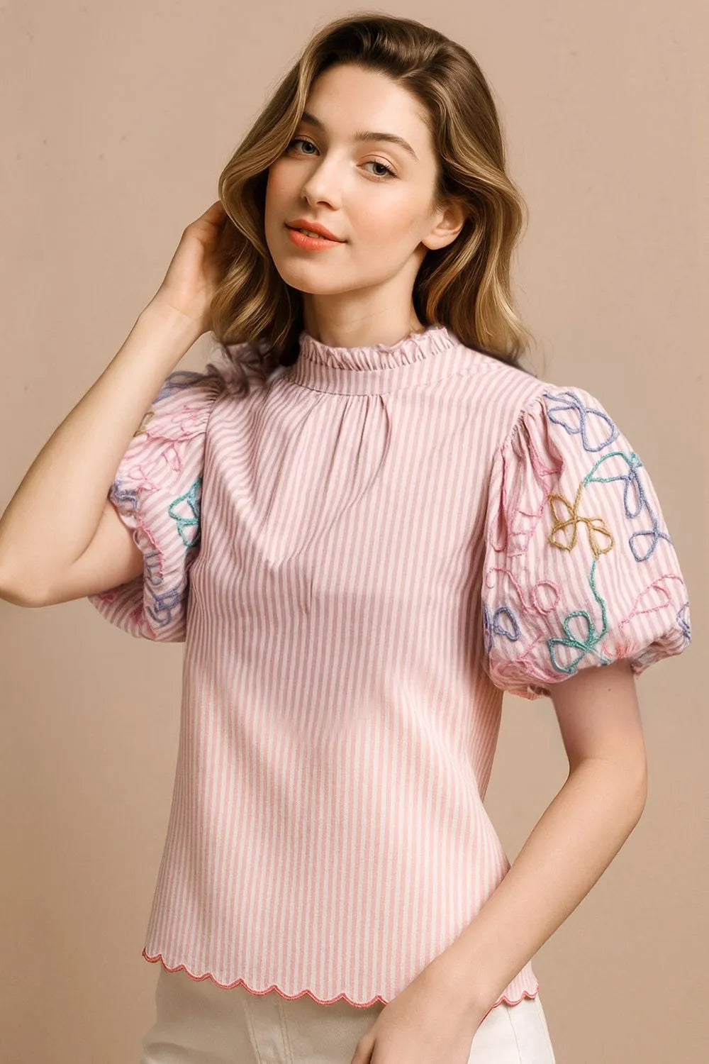 Bibiy．(ビビィ) / ANNA PUFF TOP/スウェット/FREE/コットン/GRY