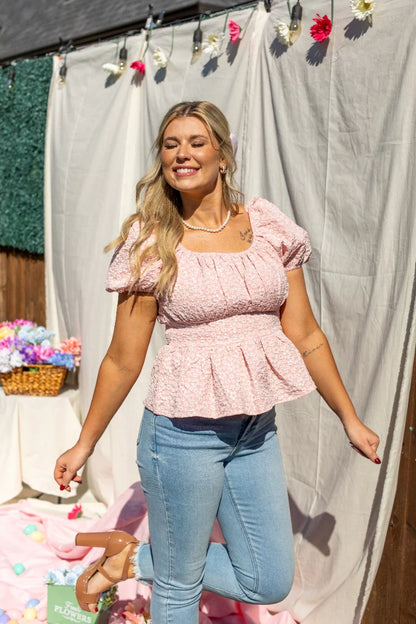 The Sweet Magnolia Baby Doll Blouse