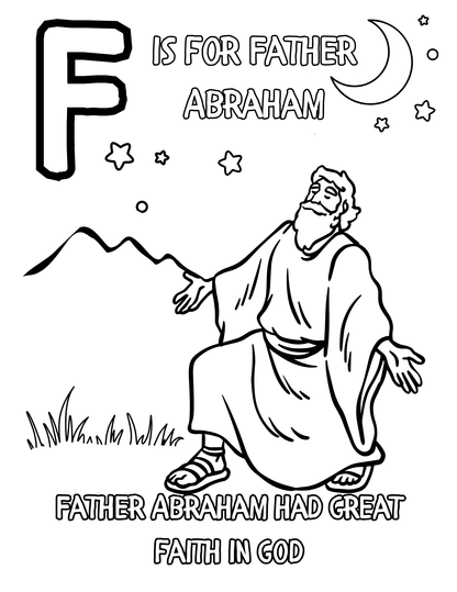 The ABCs Of Gods People: A Bible Coloring Book