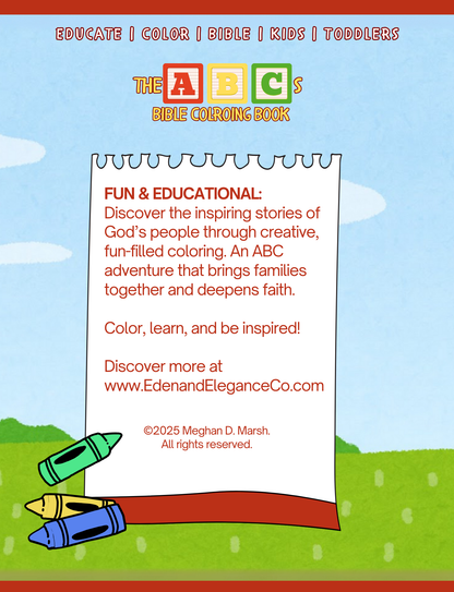 The ABCs Of Gods People: A Bible Coloring Book