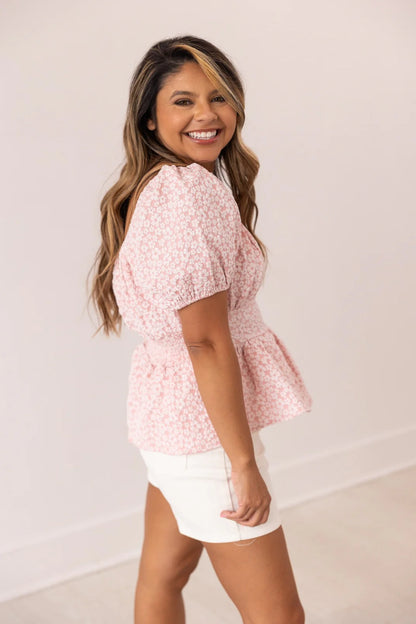 The Sweet Magnolia Baby Doll Blouse