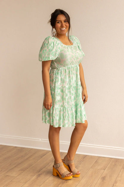 Lilly Mist Puff Dress