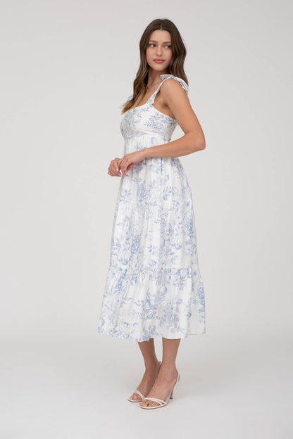 Garden of Grace Tiered Midi Dress